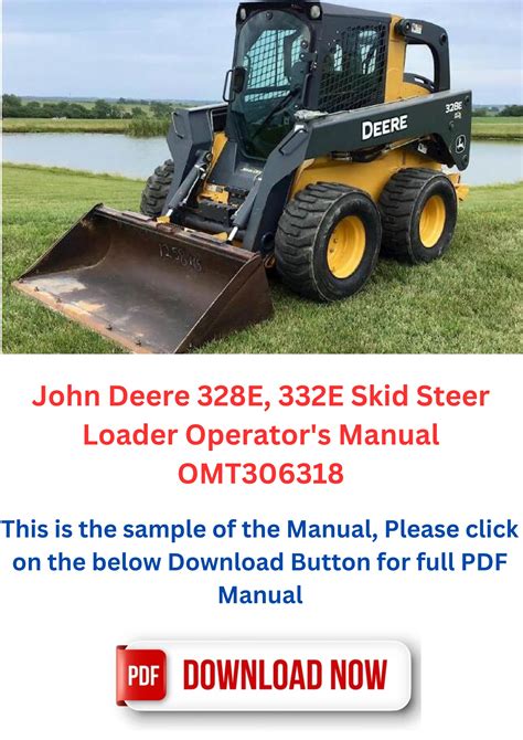 john deere 328e skid steer manual|john deere 320e specs.